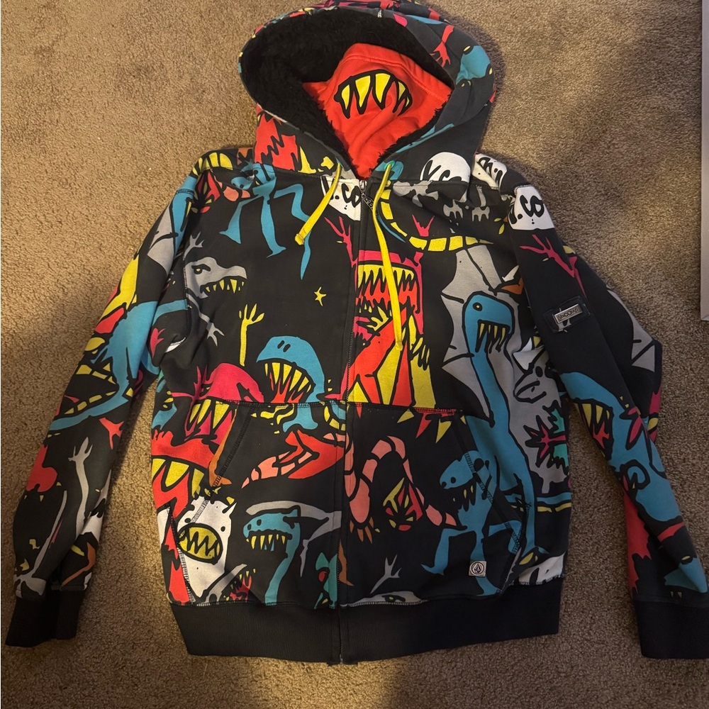 Volcom Monster Hoodie w. Built in face mask